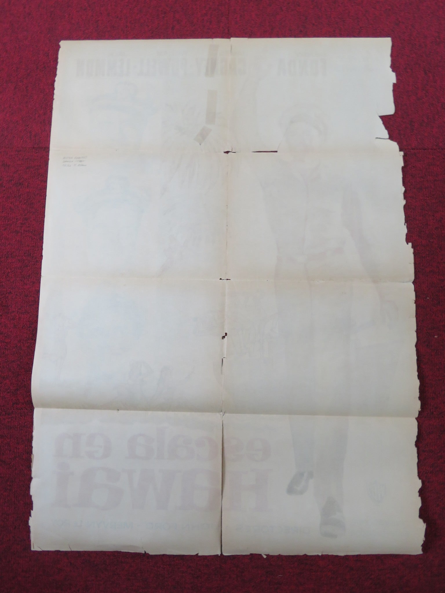 MISTER ROBERTS SPANISH POSTER HENRY FONDA JAMES CAGNEY 1962 Rendezvous Cinema Movie posters