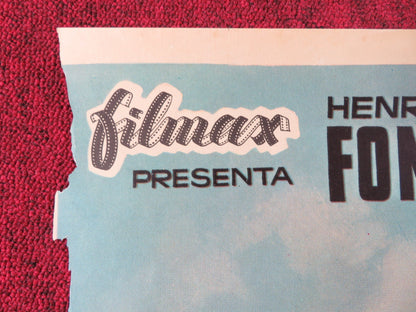 MISTER ROBERTS SPANISH POSTER HENRY FONDA JAMES CAGNEY 1962 Rendezvous Cinema Movie posters