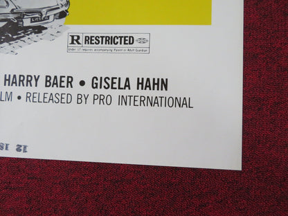 MISTER SCARFACE FOLDED US ONE SHEET POSTER JACK PALANCE AL CLIVER 1977 Rendezvous Cinema Movie posters