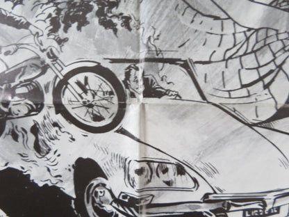 MISTER SCARFACE FOLDED US ONE SHEET POSTER JACK PALANCE AL CLIVER 1977 Rendezvous Cinema Movie posters