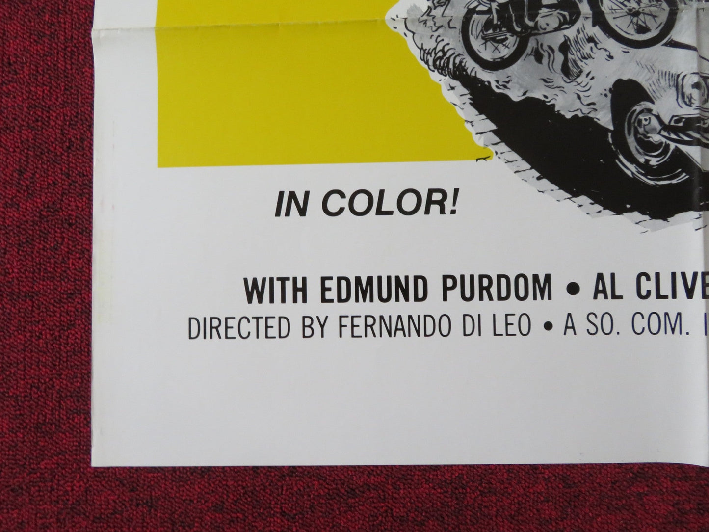 MISTER SCARFACE FOLDED US ONE SHEET POSTER JACK PALANCE AL CLIVER 1977 Rendezvous Cinema Movie posters