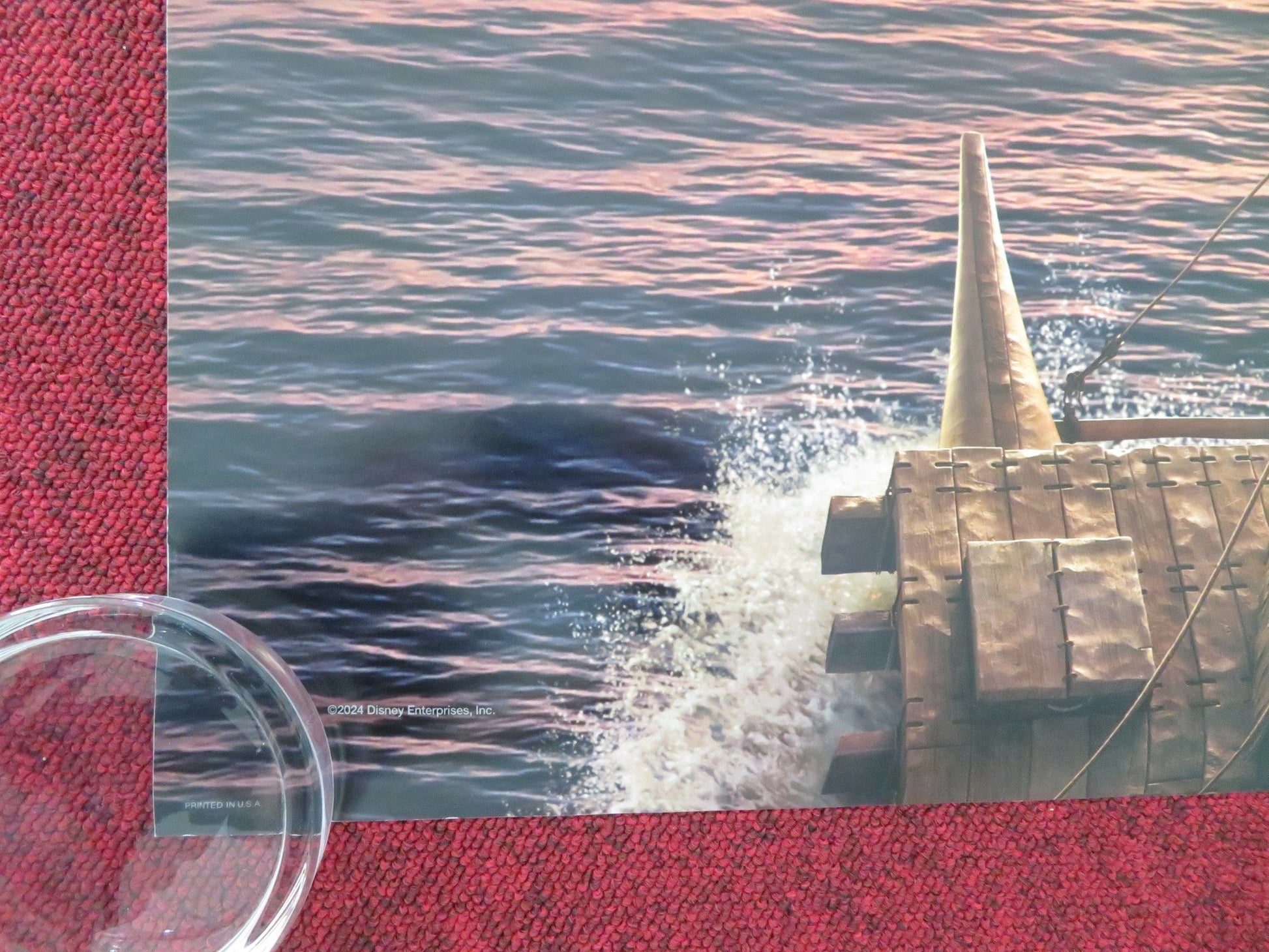 MOANA 2 - B ONE SHEET ROLLED POSTER AULI'L CRAVALHO DWAYNE JOHNSON 2024 Movie posters