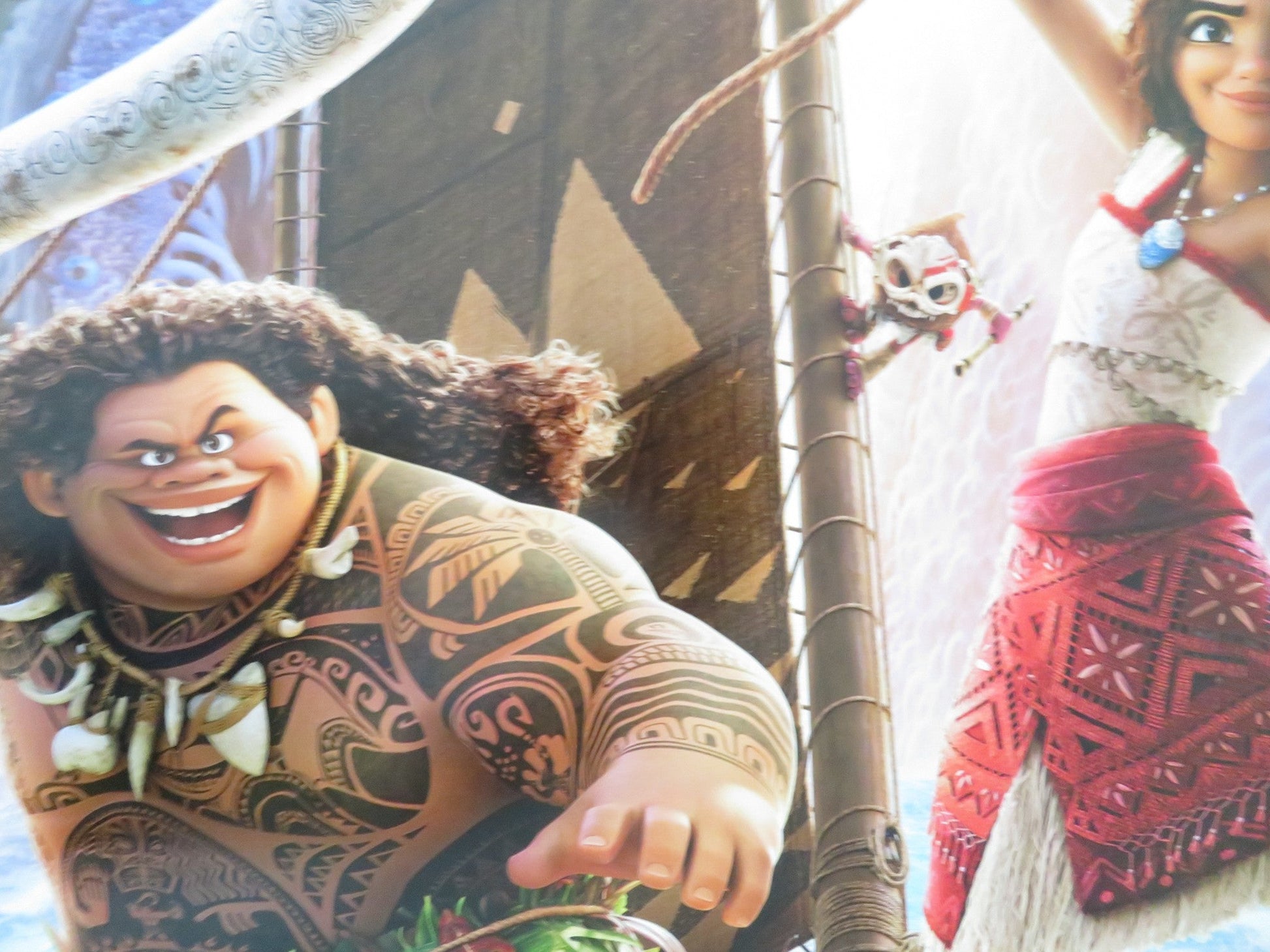 MOANA 2 - C ONE SHEET ROLLED POSTER DISNEY AULI'L CRAVALHO DWAYNE JOHNSON 2024 Movie posters