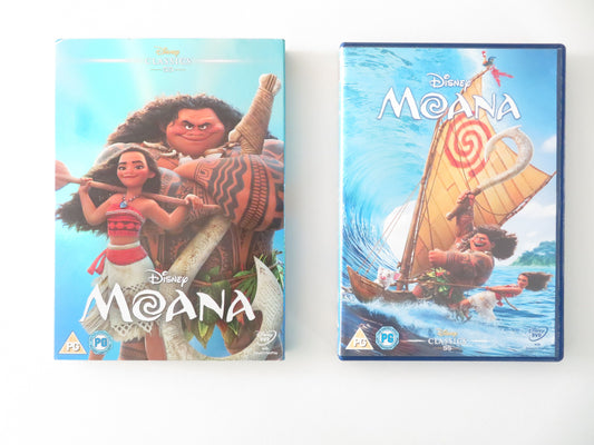 Moana (DVD) Disney Auli'i Cravalho Dwayne Johnson 2016 Region 2 Movie posters