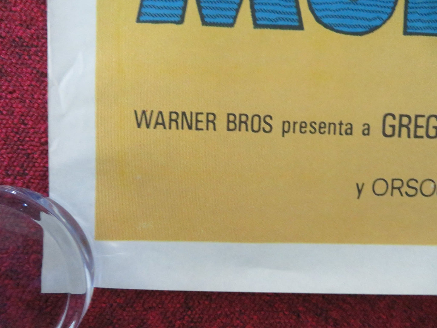 MOBY DICK SPANISH POSTER ROLLED GREGORY PECK RICHARD BASEHART R1978 Movie posters