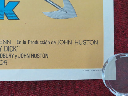 MOBY DICK SPANISH POSTER ROLLED GREGORY PECK RICHARD BASEHART R1978 Movie posters