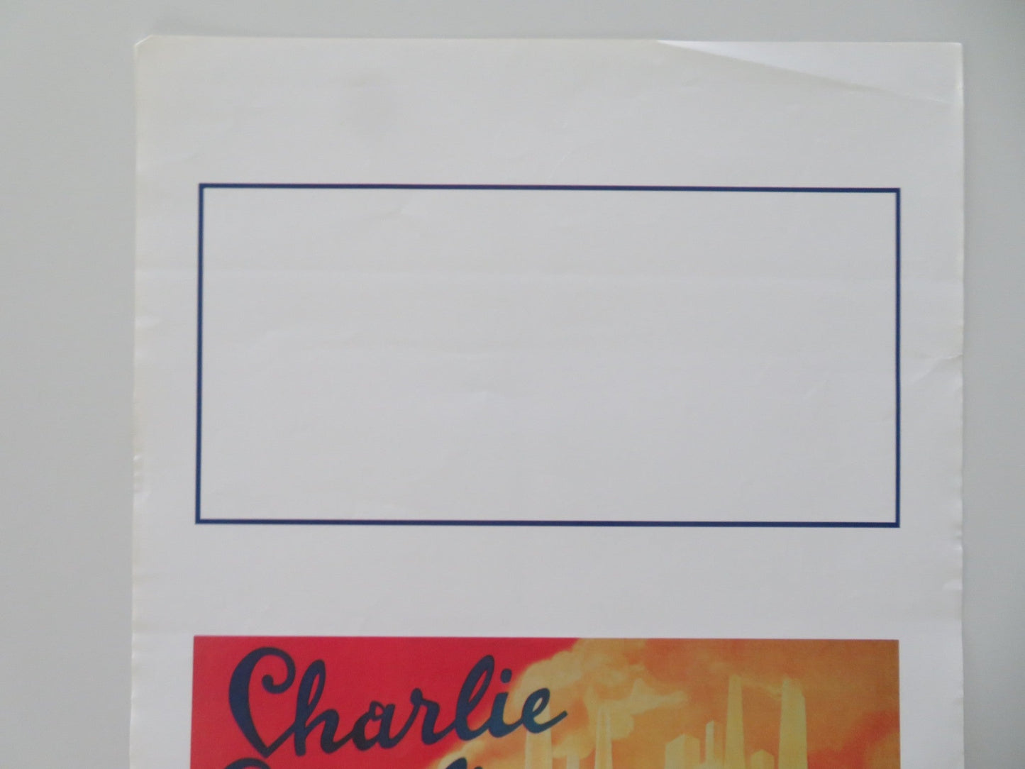 MODERN TIMES ITALIAN LOCANDINA POSTER CHARLES CHAPLIN PAULETTE GODDARD Movie posters