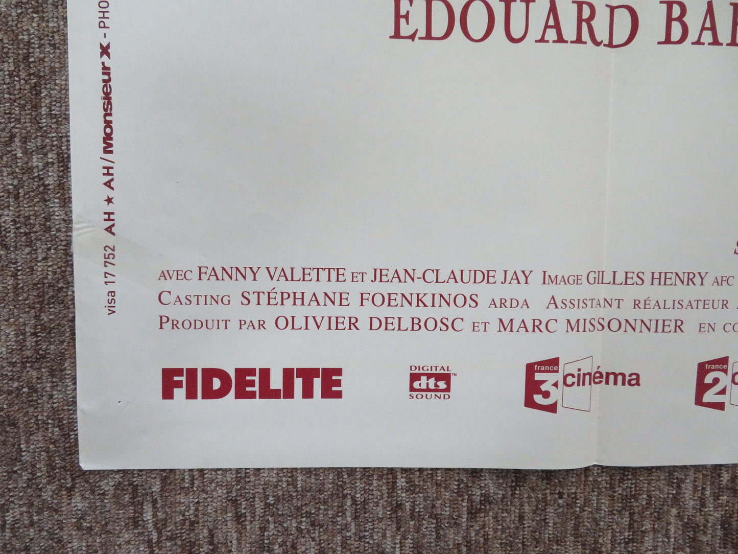 Molière French Grande Poster Romain Duris Fabrice Luchini 2007 Movie posters