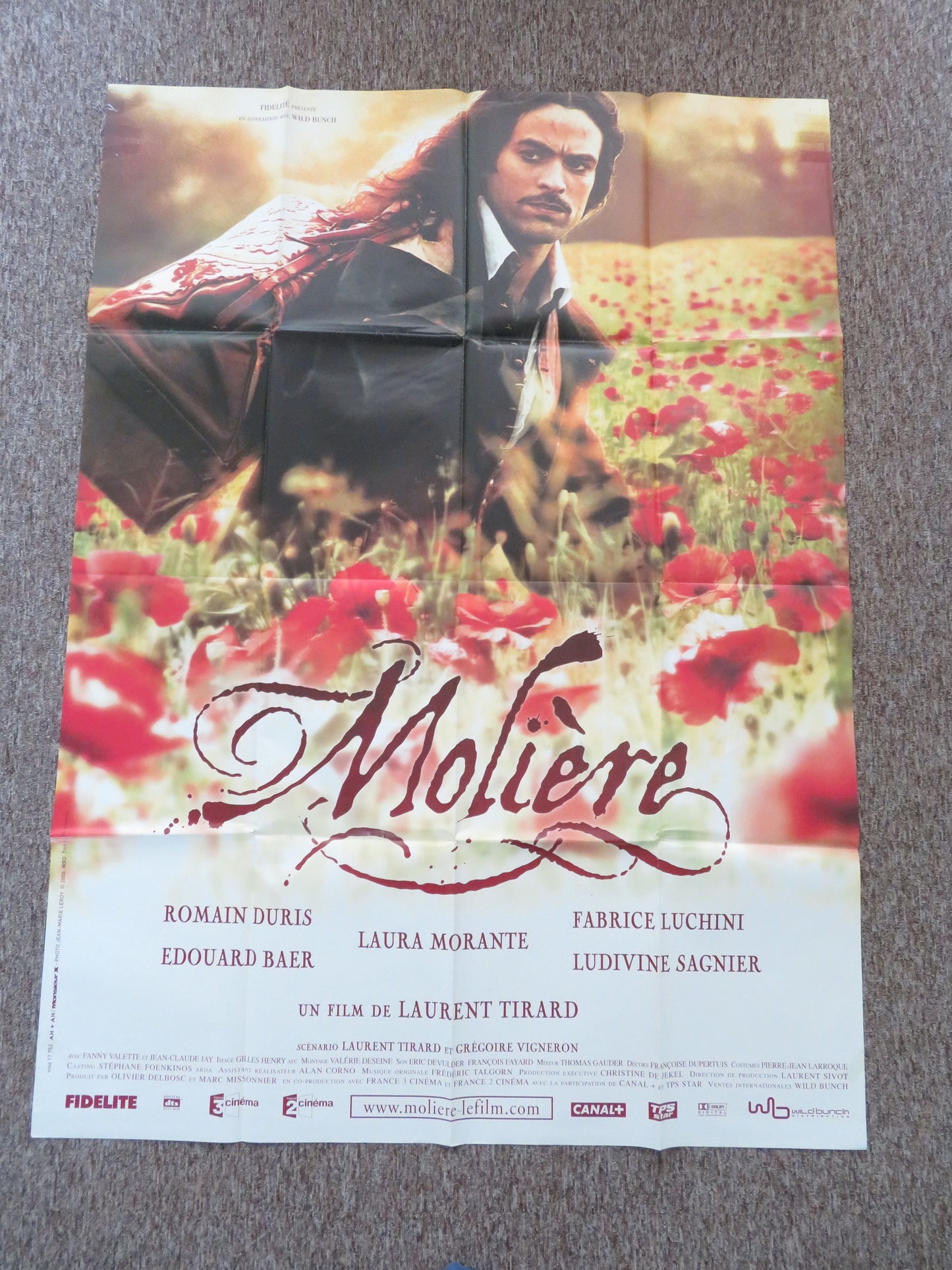 Molière French Grande Poster Romain Duris Fabrice Luchini 2007 Movie posters