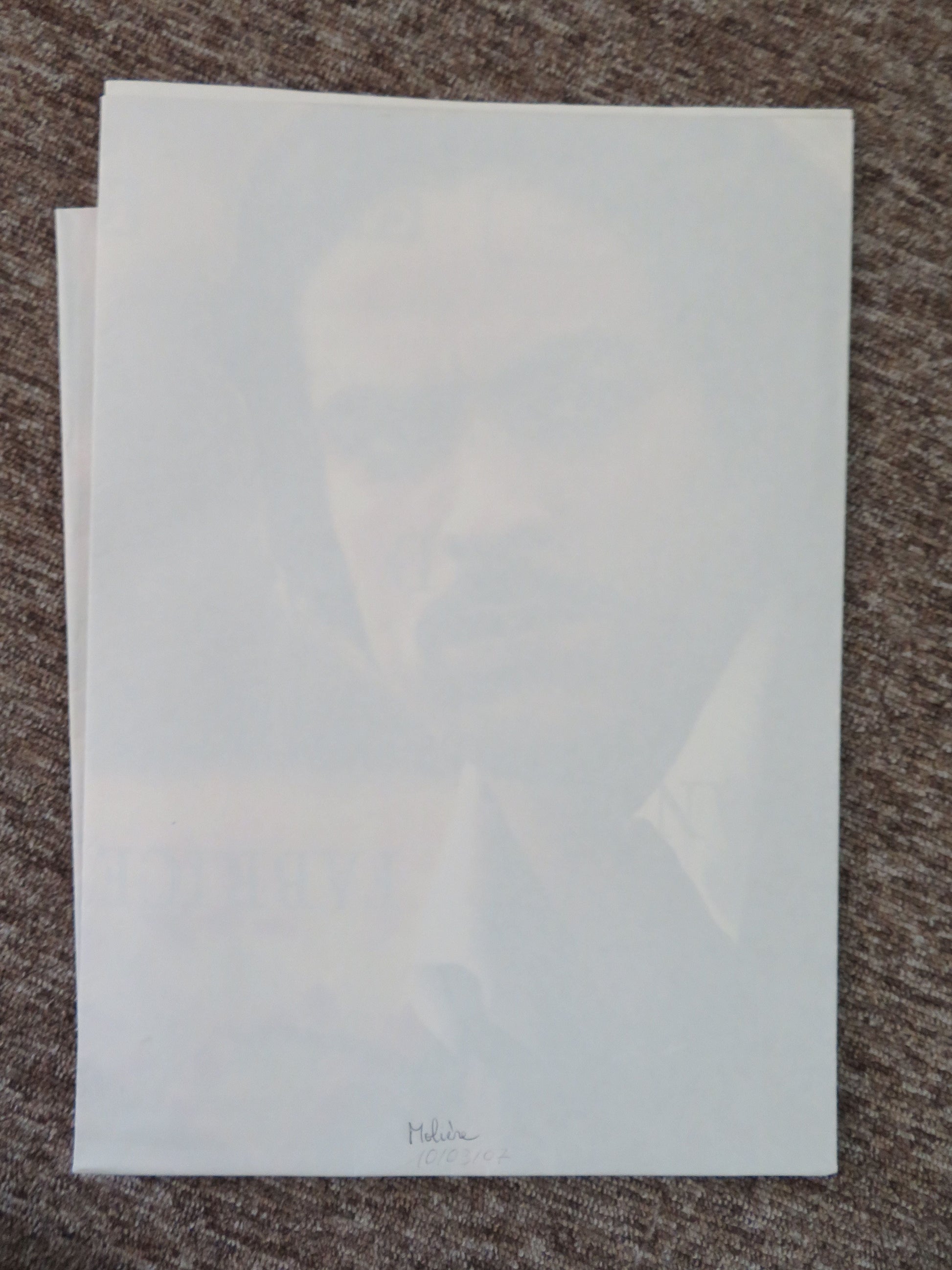 Molière French Grande Poster Romain Duris Fabrice Luchini 2007 Movie posters