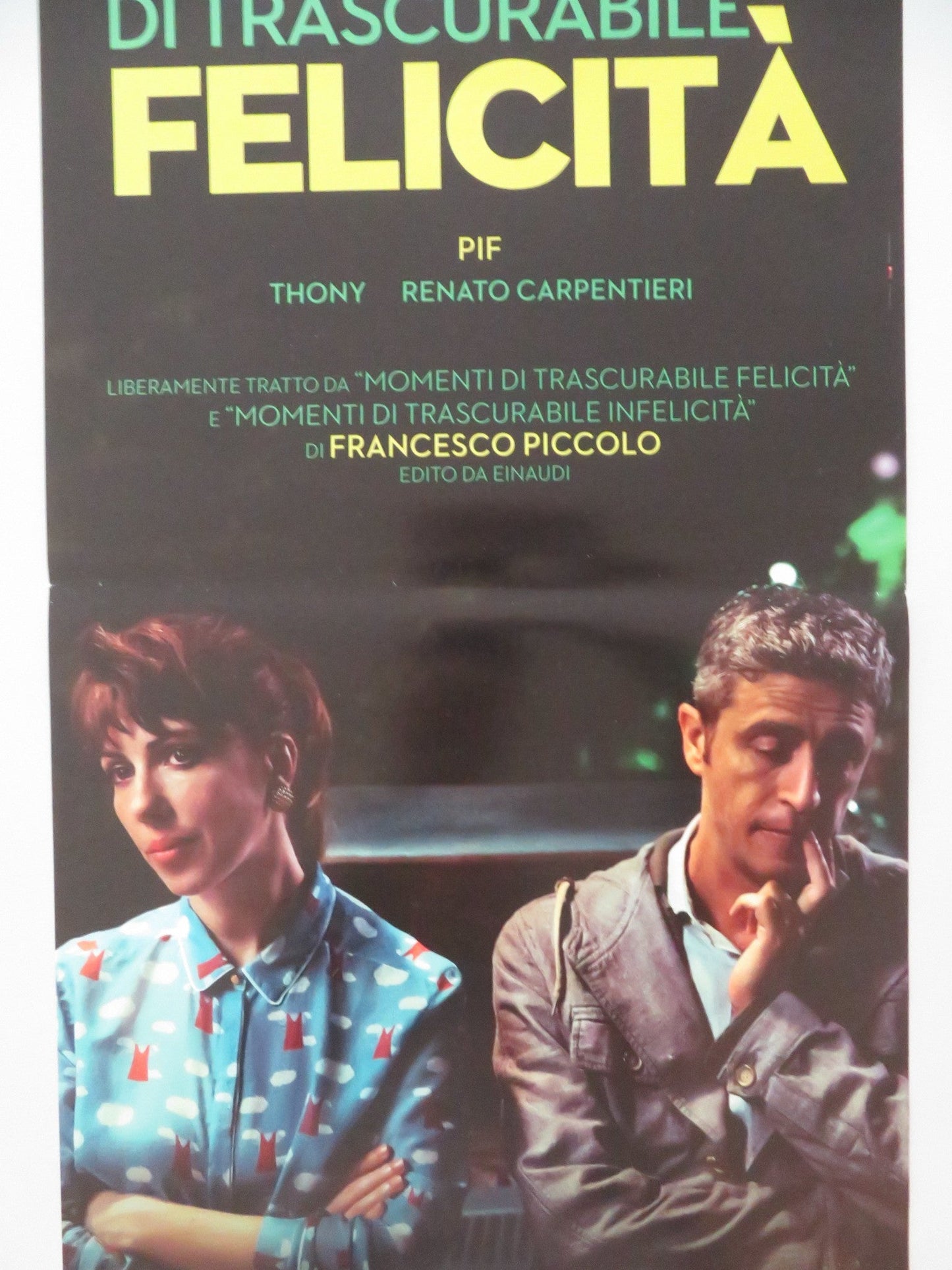MOMENTI DI TRASCURABILE FELICITA ITALIAN LOCANDINA POSTER PIF THONY 2019 Movie posters