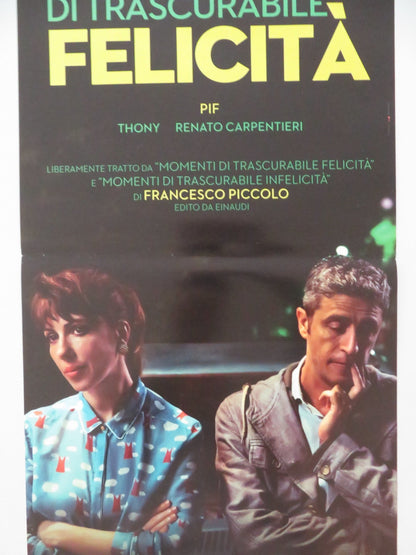 MOMENTI DI TRASCURABILE FELICITA ITALIAN LOCANDINA POSTER PIF THONY 2019 Movie posters