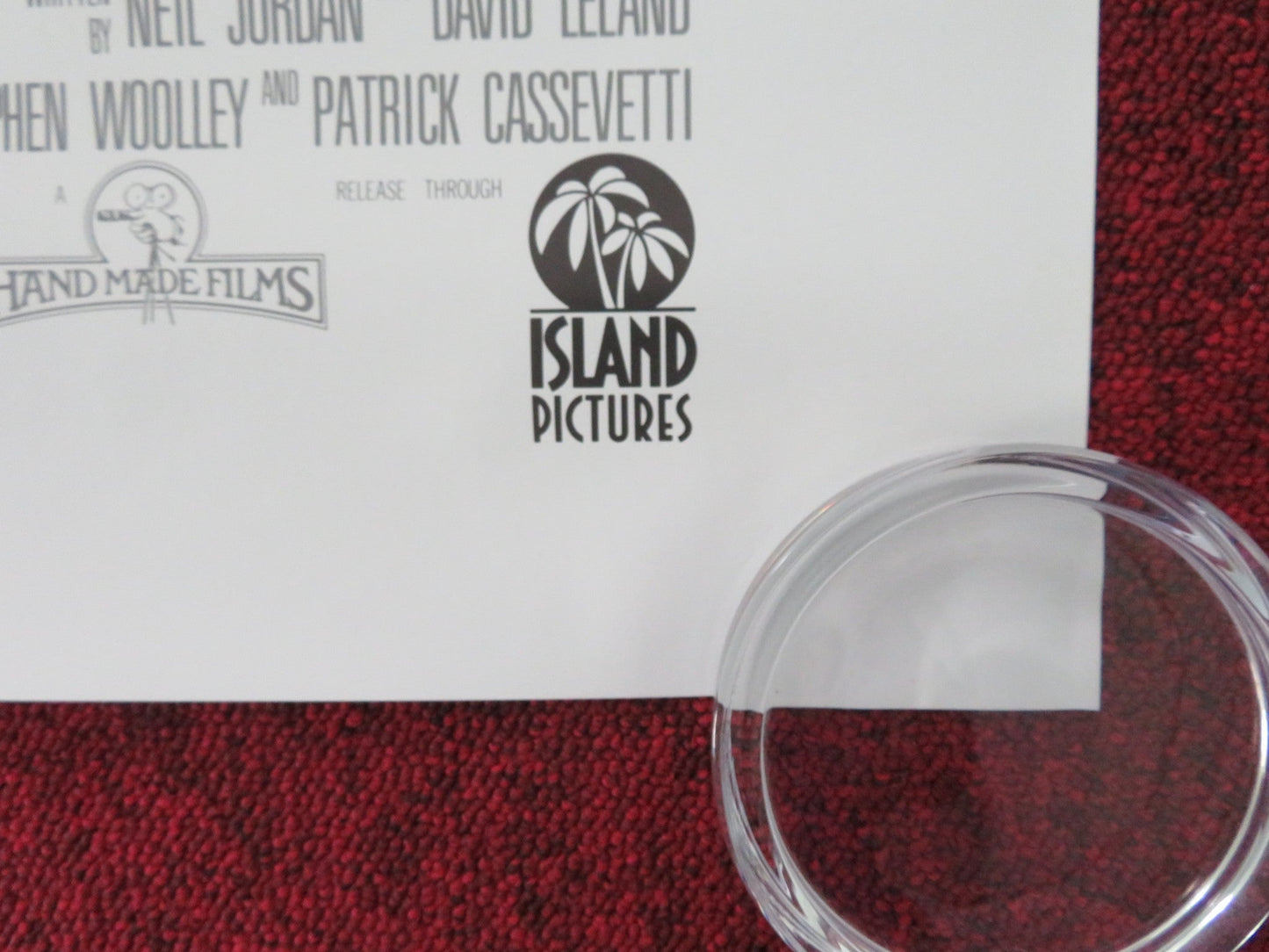 MONA LISA US ONE SHEET ROLLED POSTER BOB HOSKINS CATHY TYSON 1986 Movie posters