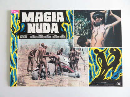 MONDO MAGIC - A ITALIAN FOTOBUSTA POSTER RICCARDO CUCCIOLLA 1975 Rendezvous Cinema Movie posters