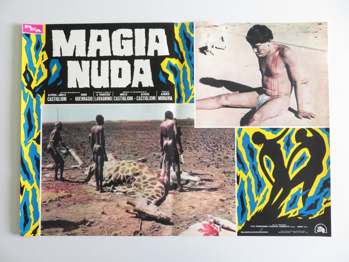 MONDO MAGIC - B ITALIAN FOTOBUSTA POSTER RICCARDO CUCCIOLLA 1975 Rendezvous Cinema Movie posters