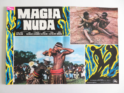 MONDO MAGIC - D ITALIAN FOTOBUSTA POSTER RICCARDO CUCCIOLLA 1975 Rendezvous Cinema Movie posters