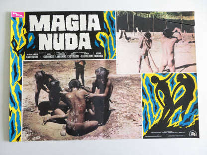 MONDO MAGIC - E ITALIAN FOTOBUSTA POSTER RICCARDO CUCCIOLLA 1975 Rendezvous Cinema Movie posters