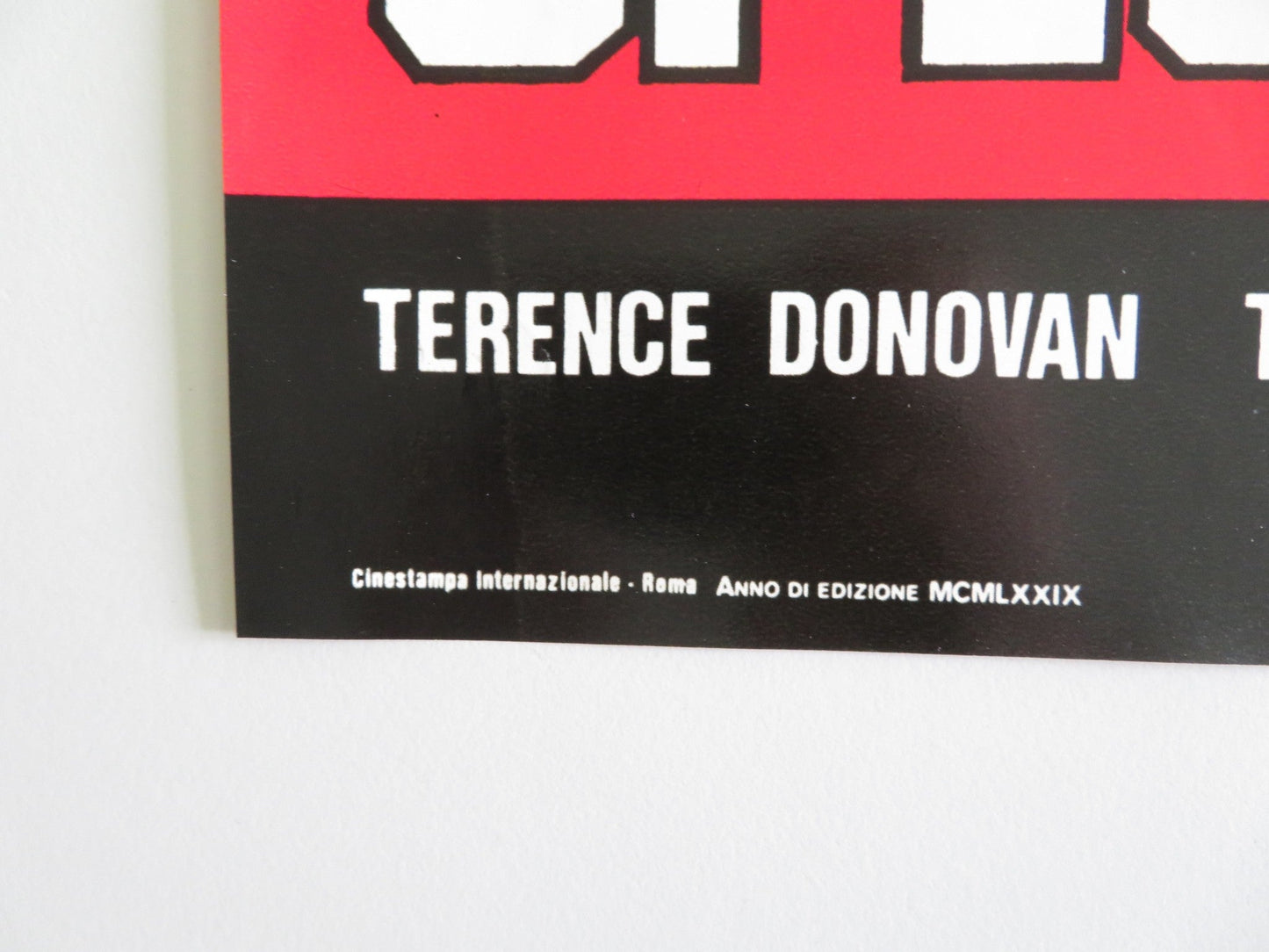 MONEY MOVERS - C ITALIAN FOTOBUSTA POSTER TERENCE DONOVAN TONNY BONNER 1979 Rendezvous Cinema Movie posters