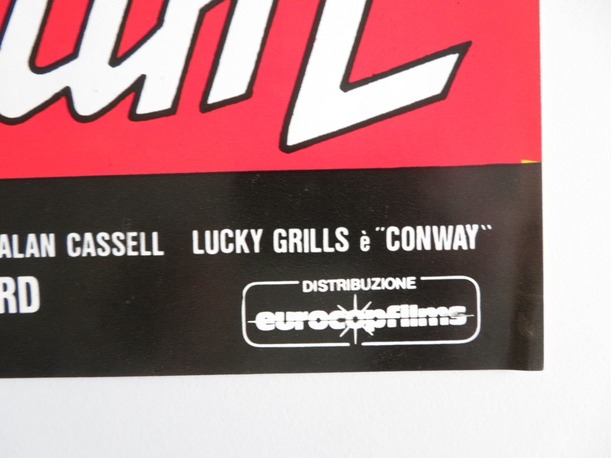 MONEY MOVERS - C ITALIAN FOTOBUSTA POSTER TERENCE DONOVAN TONNY BONNER 1979 Rendezvous Cinema Movie posters