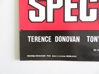 MONEY MOVERS - D ITALIAN FOTOBUSTA POSTER TERENCE DONOVAN TONNY BONNER 1979 Rendezvous Cinema Movie posters