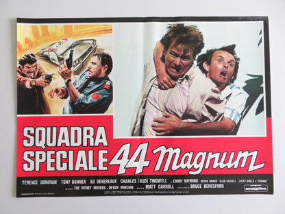 MONEY MOVERS - D ITALIAN FOTOBUSTA POSTER TERENCE DONOVAN TONNY BONNER 1979 Rendezvous Cinema Movie posters