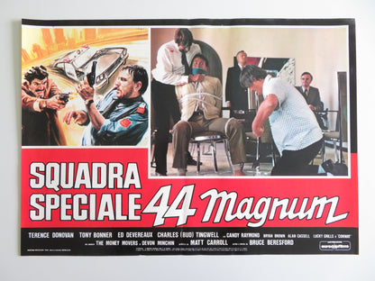 MONEY MOVERS - E ITALIAN FOTOBUSTA POSTER TERENCE DONOVAN TONNY BONNER 1979 Rendezvous Cinema Movie posters