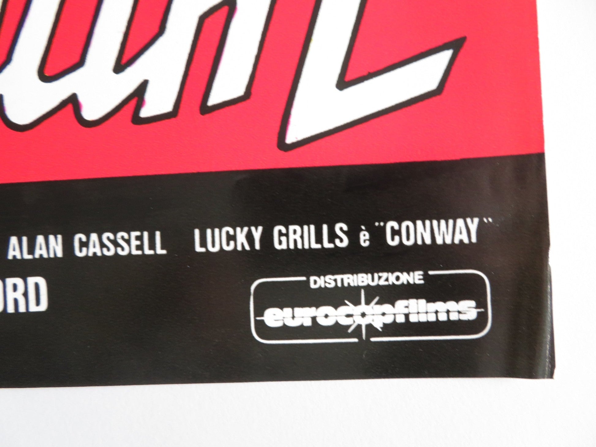 MONEY MOVERS - F ITALIAN FOTOBUSTA POSTER TERENCE DONOVAN TONNY BONNER 1979 Rendezvous Cinema Movie posters