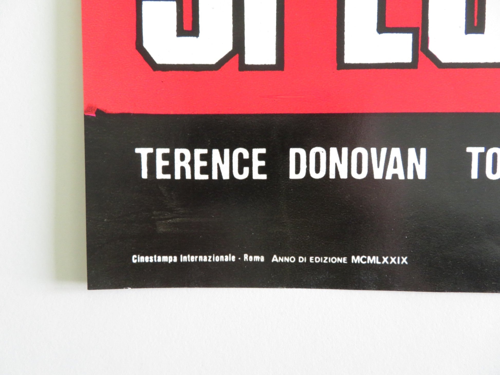 MONEY MOVERS - F ITALIAN FOTOBUSTA POSTER TERENCE DONOVAN TONNY BONNER 1979 Rendezvous Cinema Movie posters