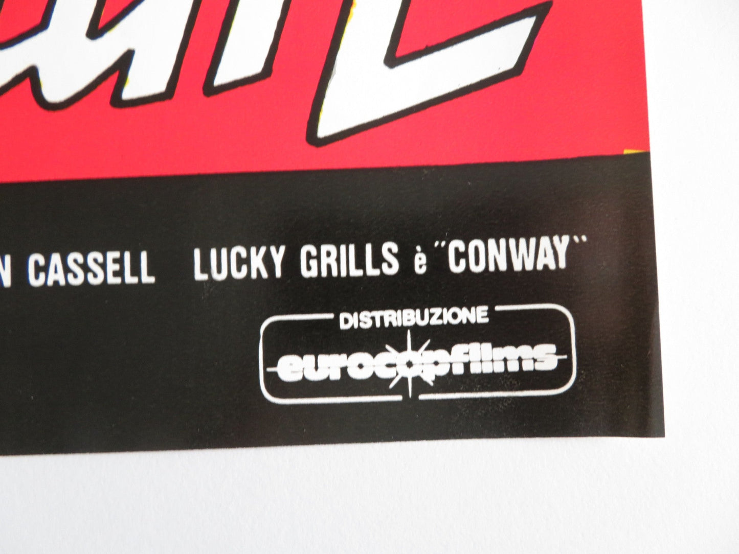 MONEY MOVERS - G ITALIAN FOTOBUSTA POSTER TERENCE DONOVAN TONNY BONNER 1979 Rendezvous Cinema Movie posters