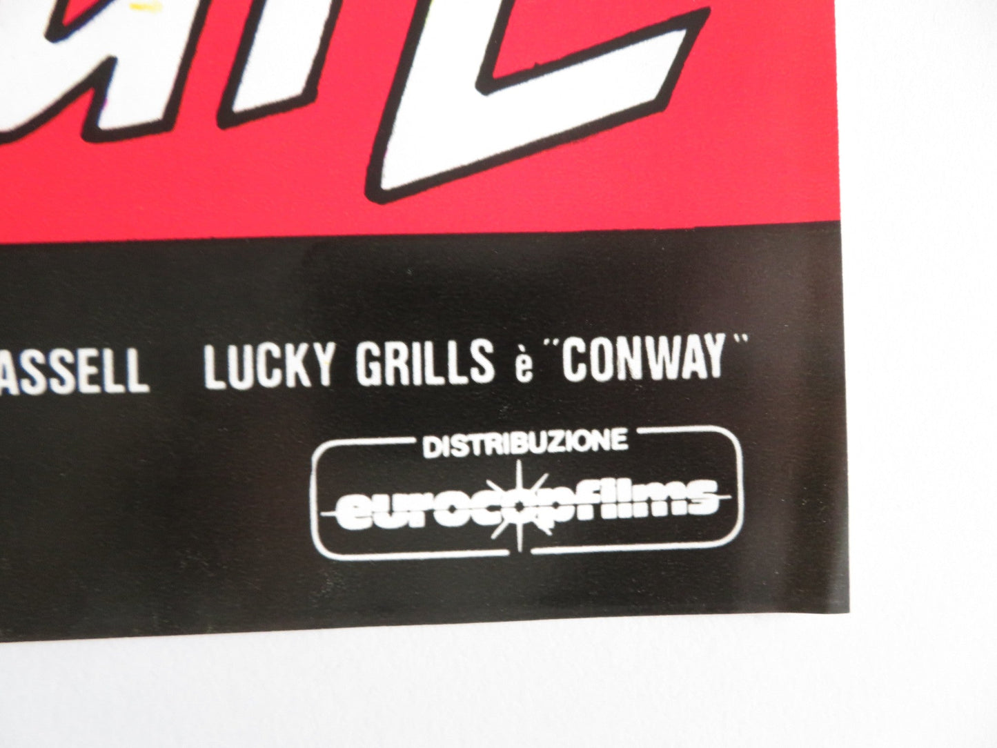 MONEY MOVERS - G ITALIAN FOTOBUSTA POSTER TERENCE DONOVAN TONNY BONNER 1979 Rendezvous Cinema Movie posters