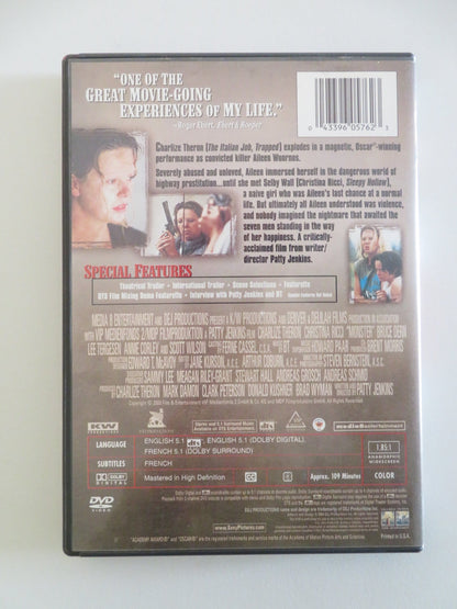 MONSTER (DVD) CHARLIZE THERON CHRISTINA RICCI 2003 REGION 1 - Rendezvous Cinema