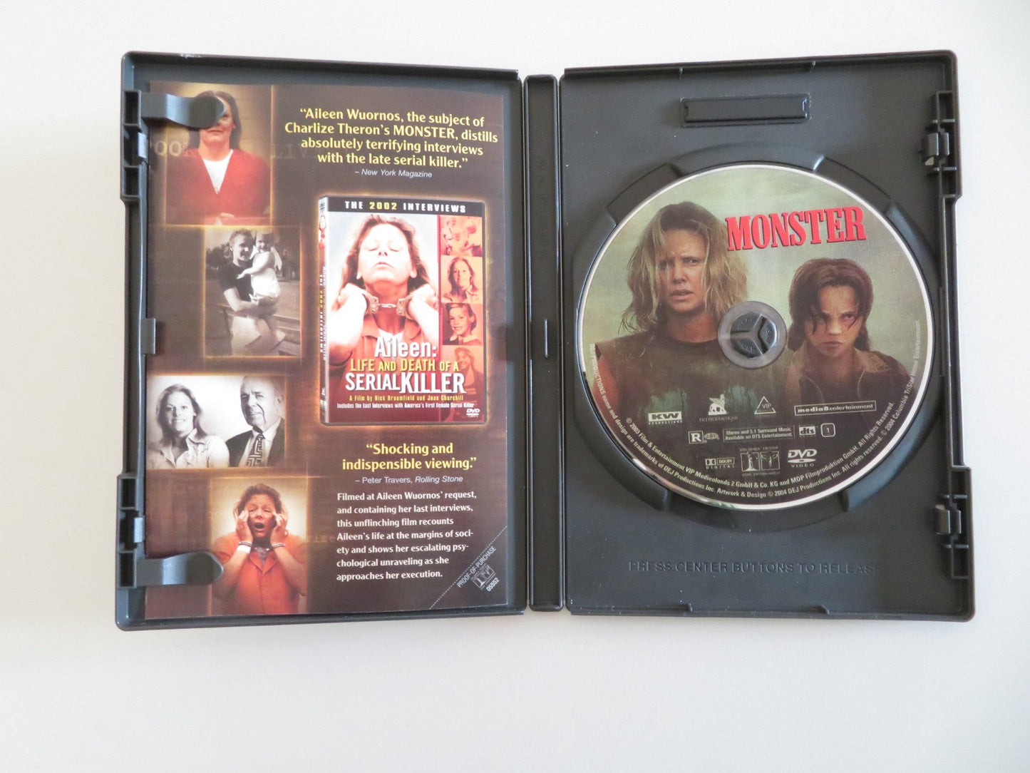 MONSTER (DVD) CHARLIZE THERON CHRISTINA RICCI 2003 REGION 1 - Rendezvous Cinema