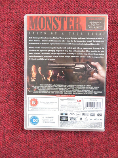 MONSTER (DVD) CHARLIZE THERON CHRISTINA RICCI 2003 REGION 2 Rendezvous Cinema Movie posters