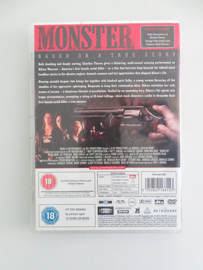 MONSTER (DVD) CHARLIZE THERON CHRISTINA RICCI 2003 REGION 2 Movie posters