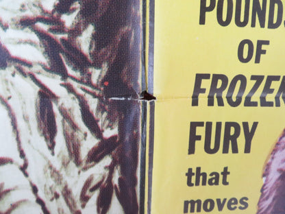 MONSTER FROM GREEN HELL / HALF HUMAN FOLDED US ONE SHEET POSTER JIM DAVIS 1957 Rendezvous Cinema Movie posters