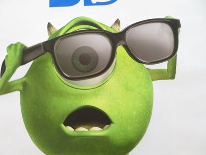 MONSTERS INC 3D US ONE SHEET ROLLED POSTER JOHN GOODMAN BILLY CRYSTAL 2012 Rendezvous Cinema Movie posters