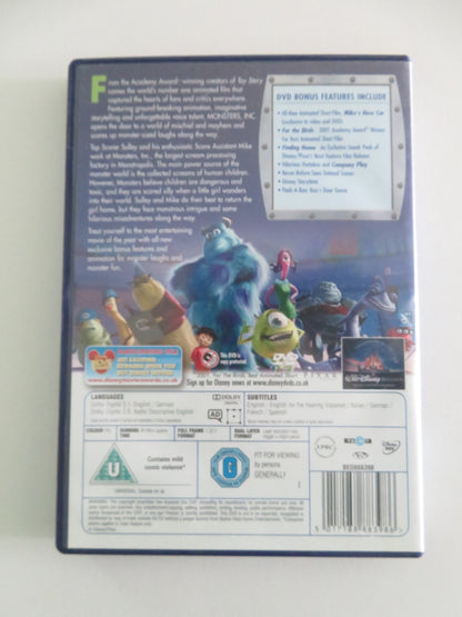Monsters, Inc. (DVD) Disney John Goodman Billy Crystal 2001 Region 2 Movie posters