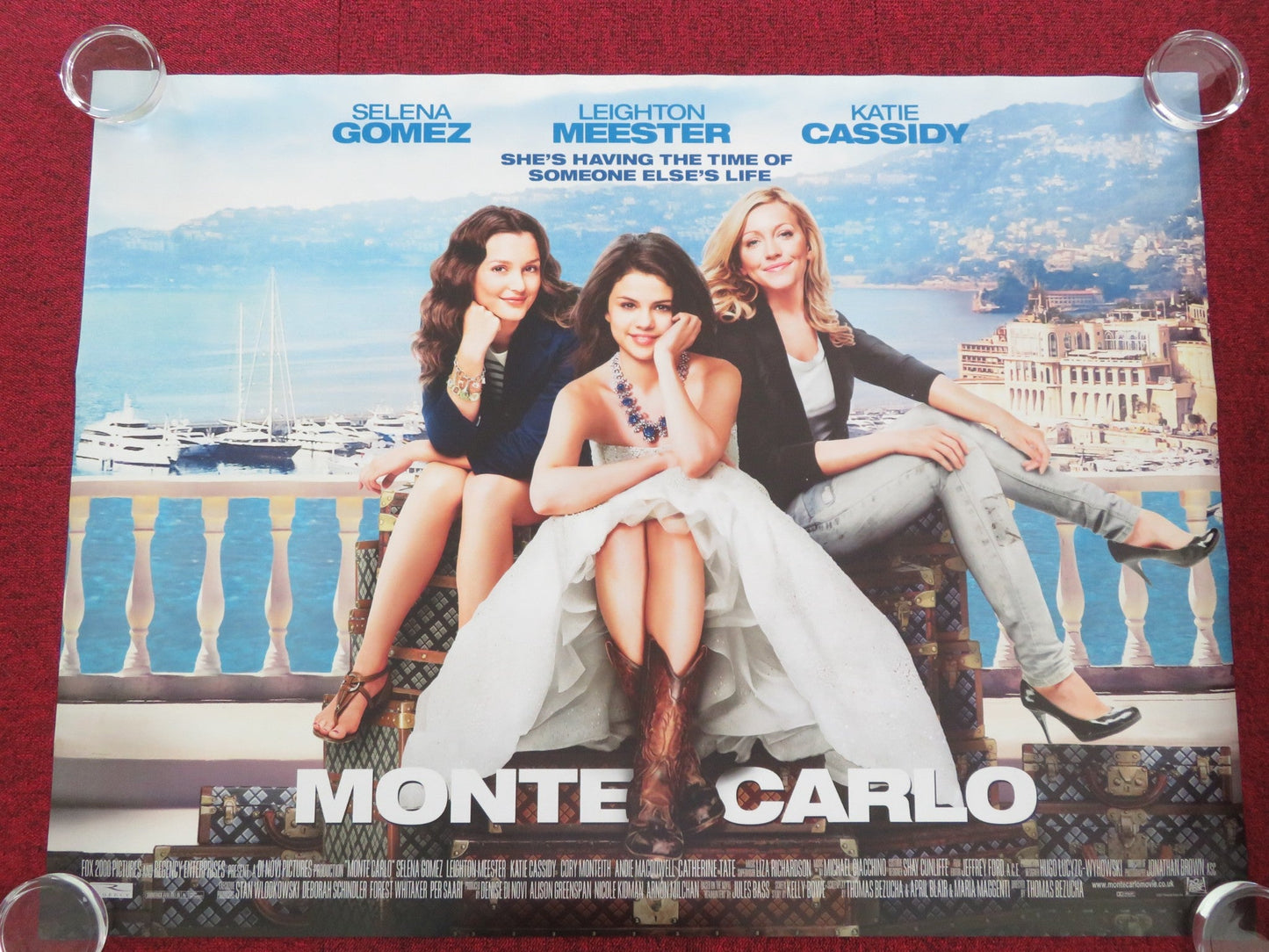 MONTE CARLO UK QUAD ROLLED POSTER SELENA GOMEZ KATIE CASSIDY 2011 Movie posters
