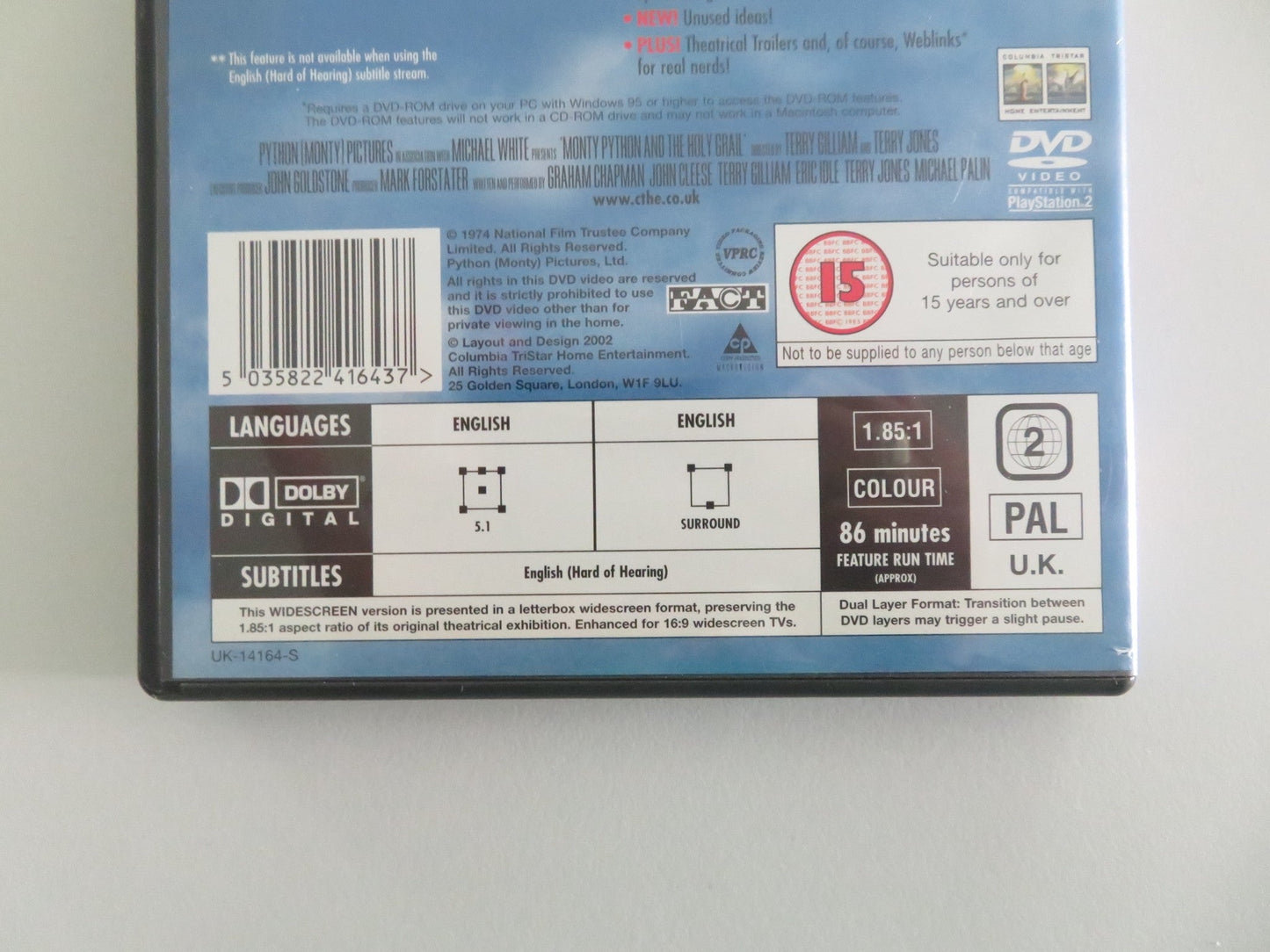 MONTY PYTHON AND THE HOLY GRAIL - FANTASTIC 2 DISC SET - B (DVD) 1975 REGION 2 Movie posters