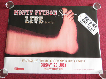 MONTY PYTHON LIVE (MOSTLY) - B UK QUAD ROLLED POSTER JOHN CLEESE M. PALIN 2014 Rendezvous Cinema Movie posters