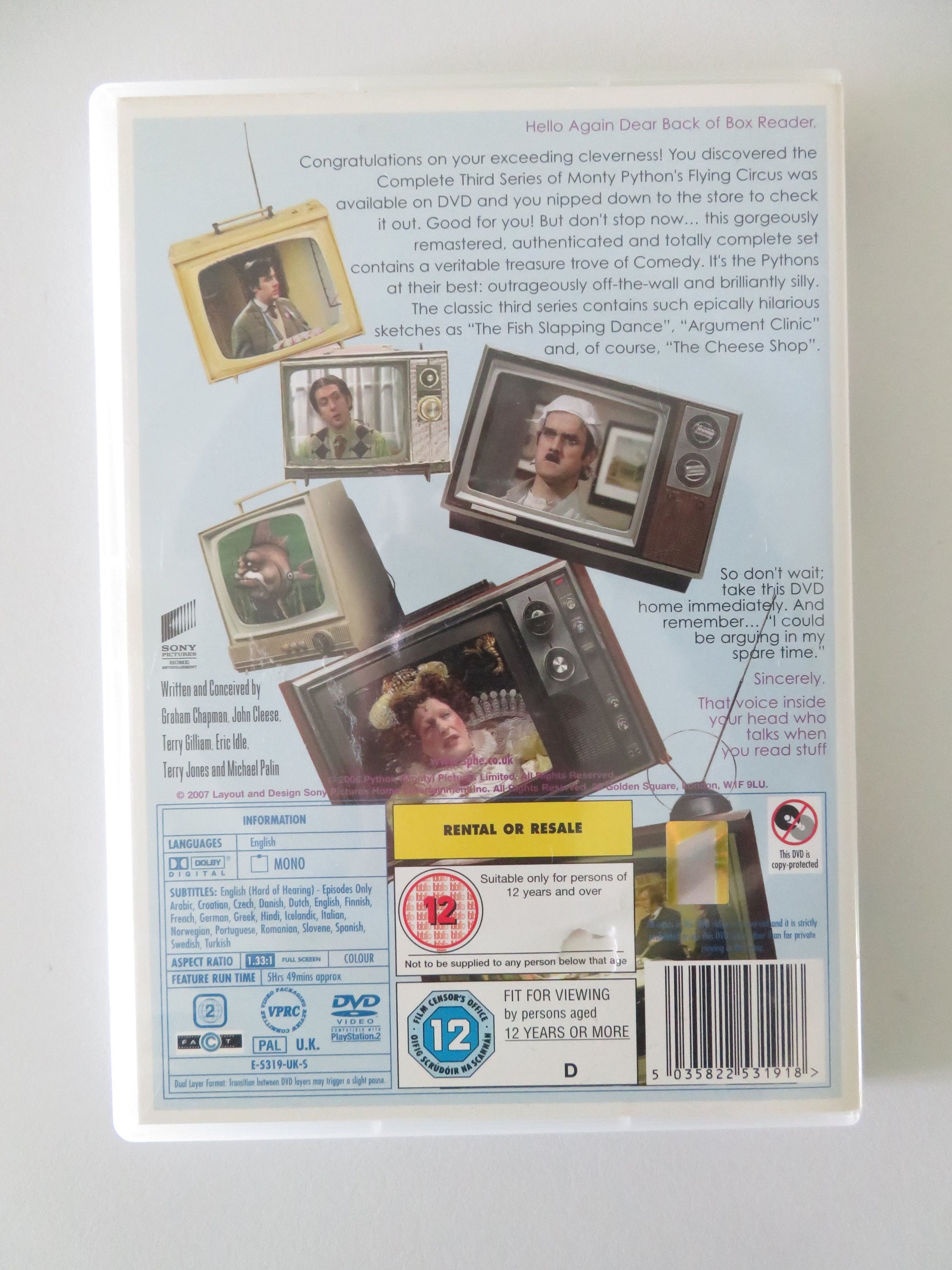 Monty Python's Flying Circus Complete Third Series 2 Disc Set (DVD) Region 2 Movie posters