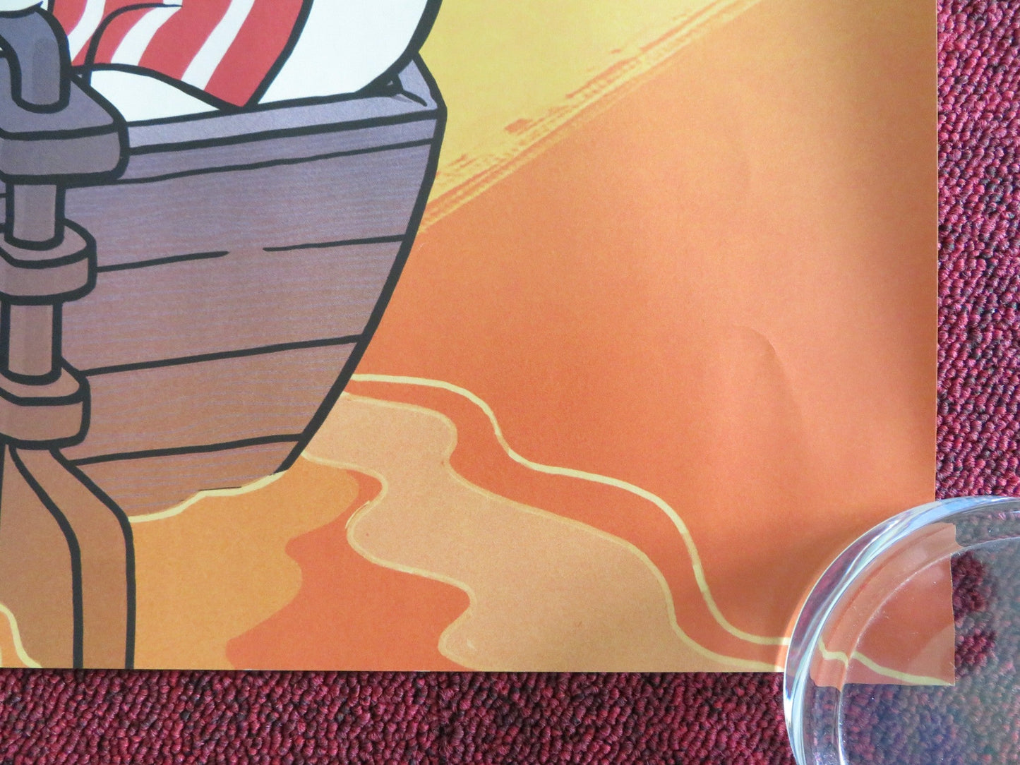 MOOMINS ON THE RIVIERA UK QUAD ROLLED POSTER MARIA SID RUSSEL TOVEY 2014 Rendezvous Cinema Movie posters