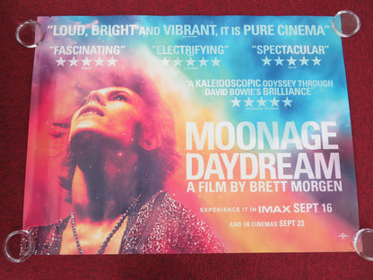 Moonage Daydream UK Quad Rolled Poster David Bowie Mick Ronson 2022 Movie posters