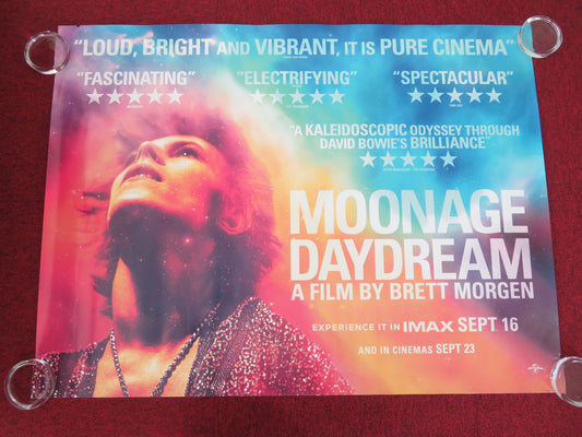Moonage Daydream UK Quad Rolled Poster David Bowie Mick Ronson 2022 Movie posters