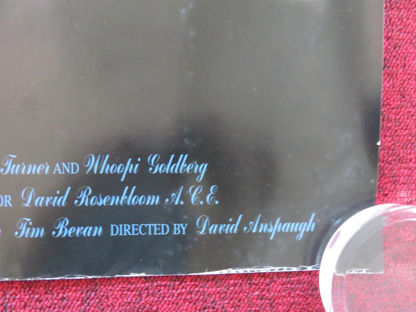 MOONLIGHT AND VALENTINO UK QUAD ROLLED POSTER ELIZABETH PERKINS GOLDBERG 1995 Rendezvous Cinema Movie posters