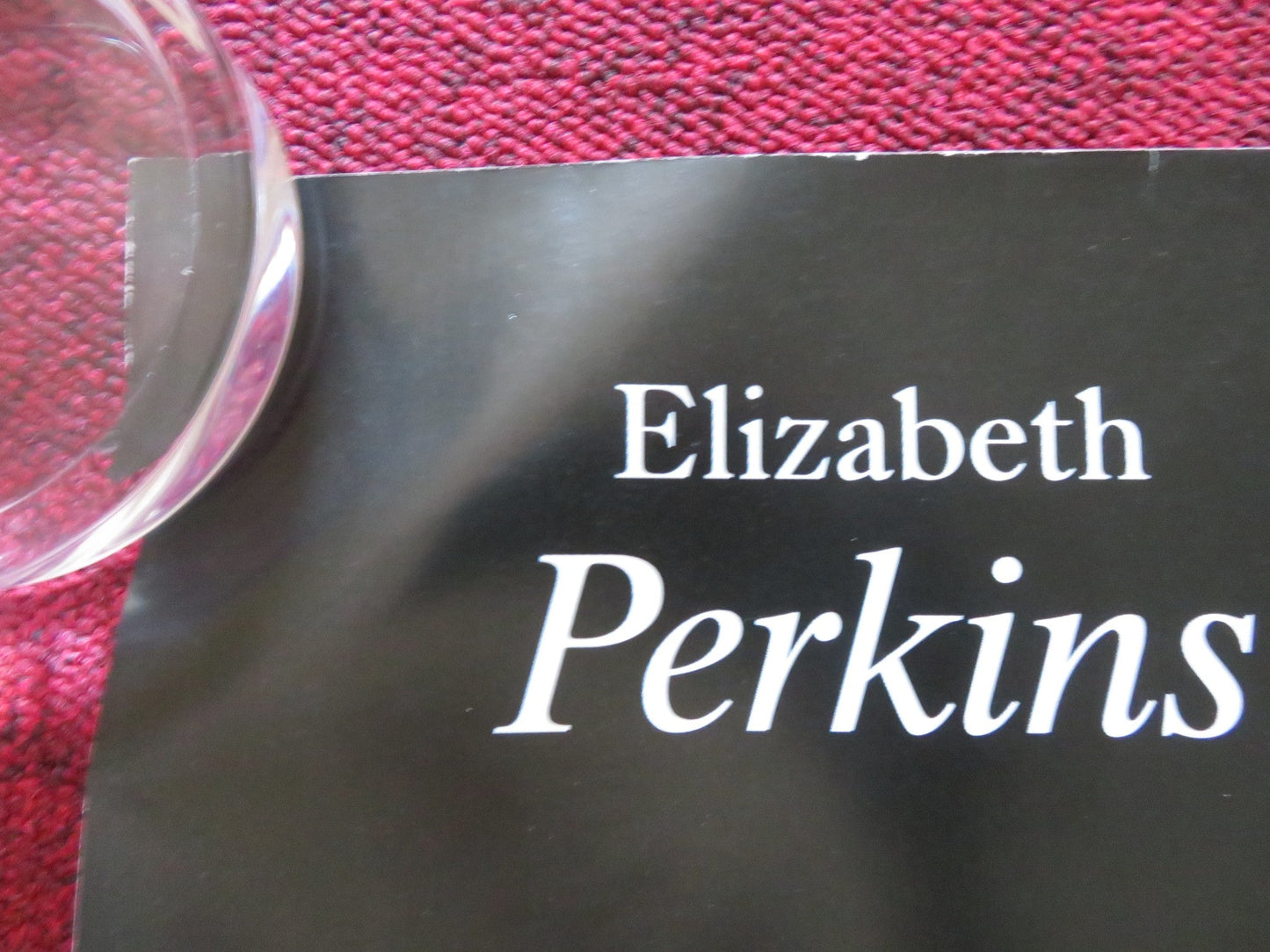 MOONLIGHT AND VALENTINO UK QUAD ROLLED POSTER ELIZABETH PERKINS GOLDBERG 1995 Rendezvous Cinema Movie posters