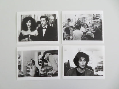 MOONSTRUCK - B MOVIE STILL PHOTO LOT OF 4 NICOLAS CAGE CHER 1987 Movie posters