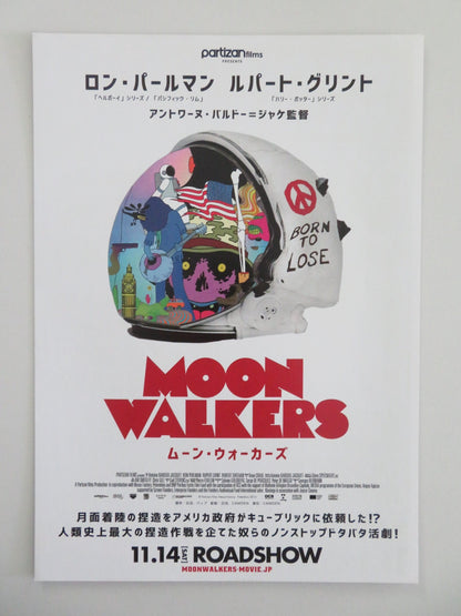Moonwalkers Japanese Chirashi (B5) Poster Ron Perlman Rupert Grint 2015 Movie posters