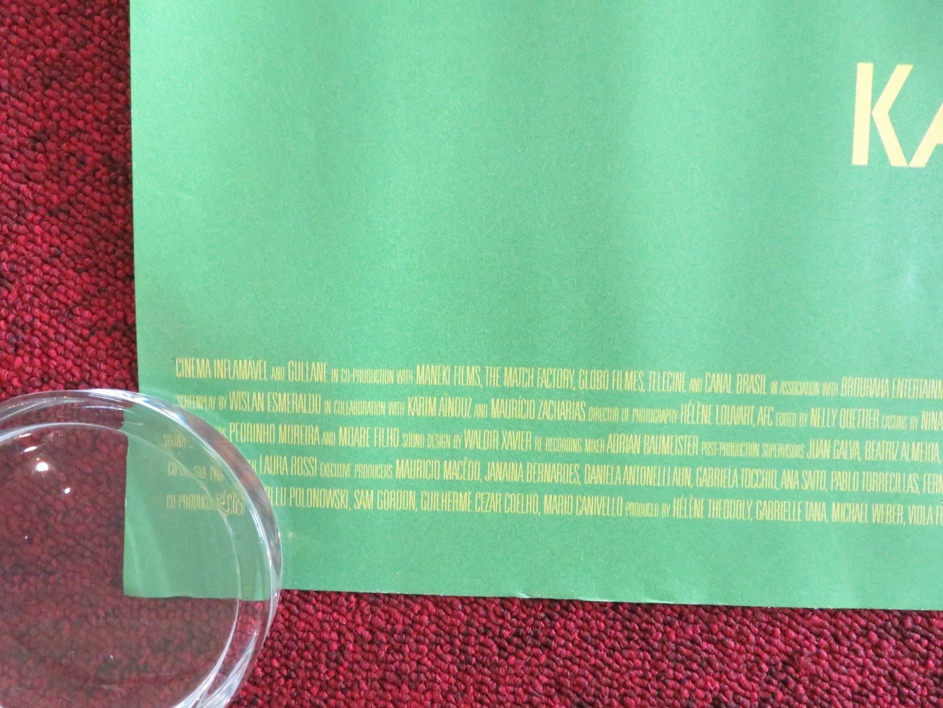 MOTEL DESTINO UK QUAD ROLLED POSTER IAGO XAVIER NATALY ROCHA 2024 - Rendezvous Cinema
