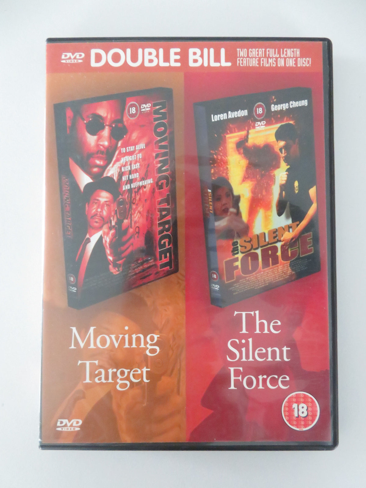 Moving Target and the Silent Force Double Bill (DVD) Greg Maye 1999 Region 0 Movie posters